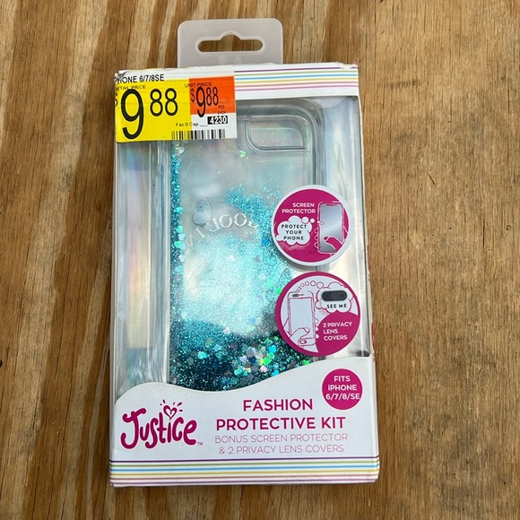 Justice Fashion Protective Kit Fit iPhone 6/7/8/SE NEW - Picture 1 of 2